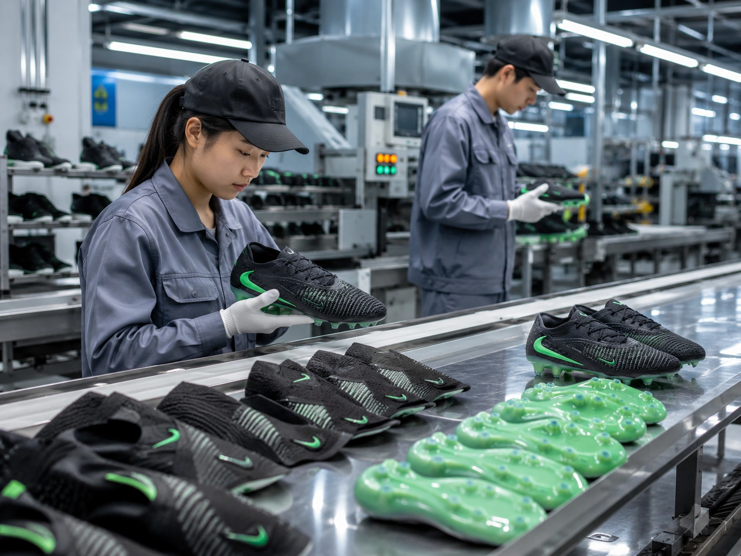 Shoe manufacturing equipment