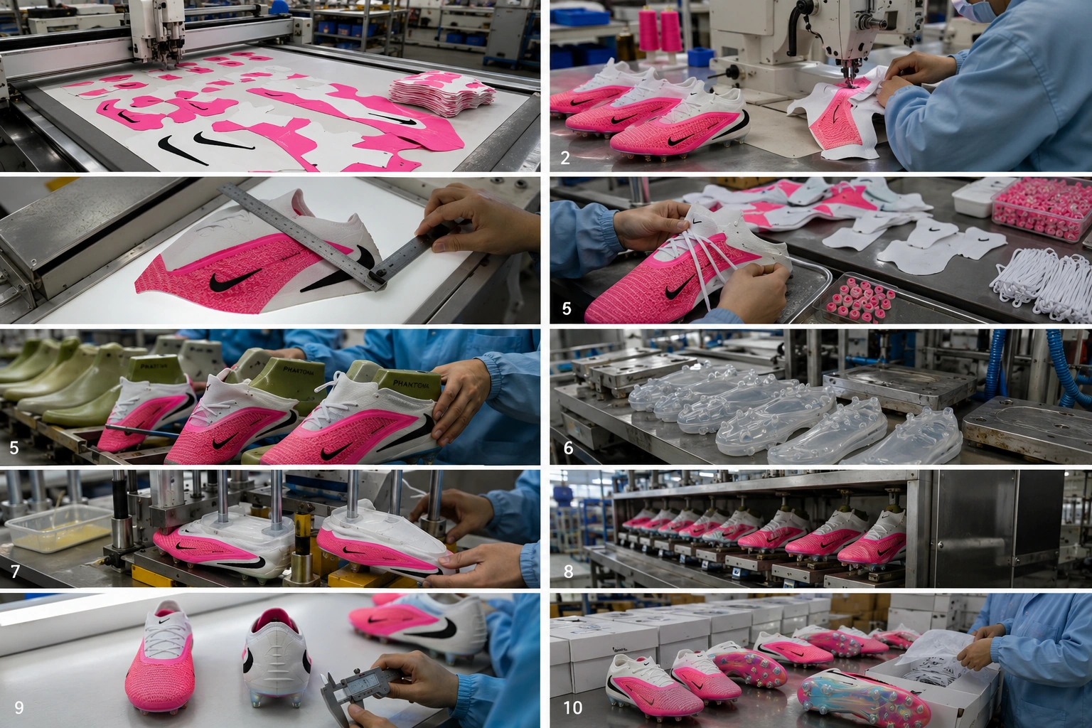 Complete side-view of custom soccer cleat